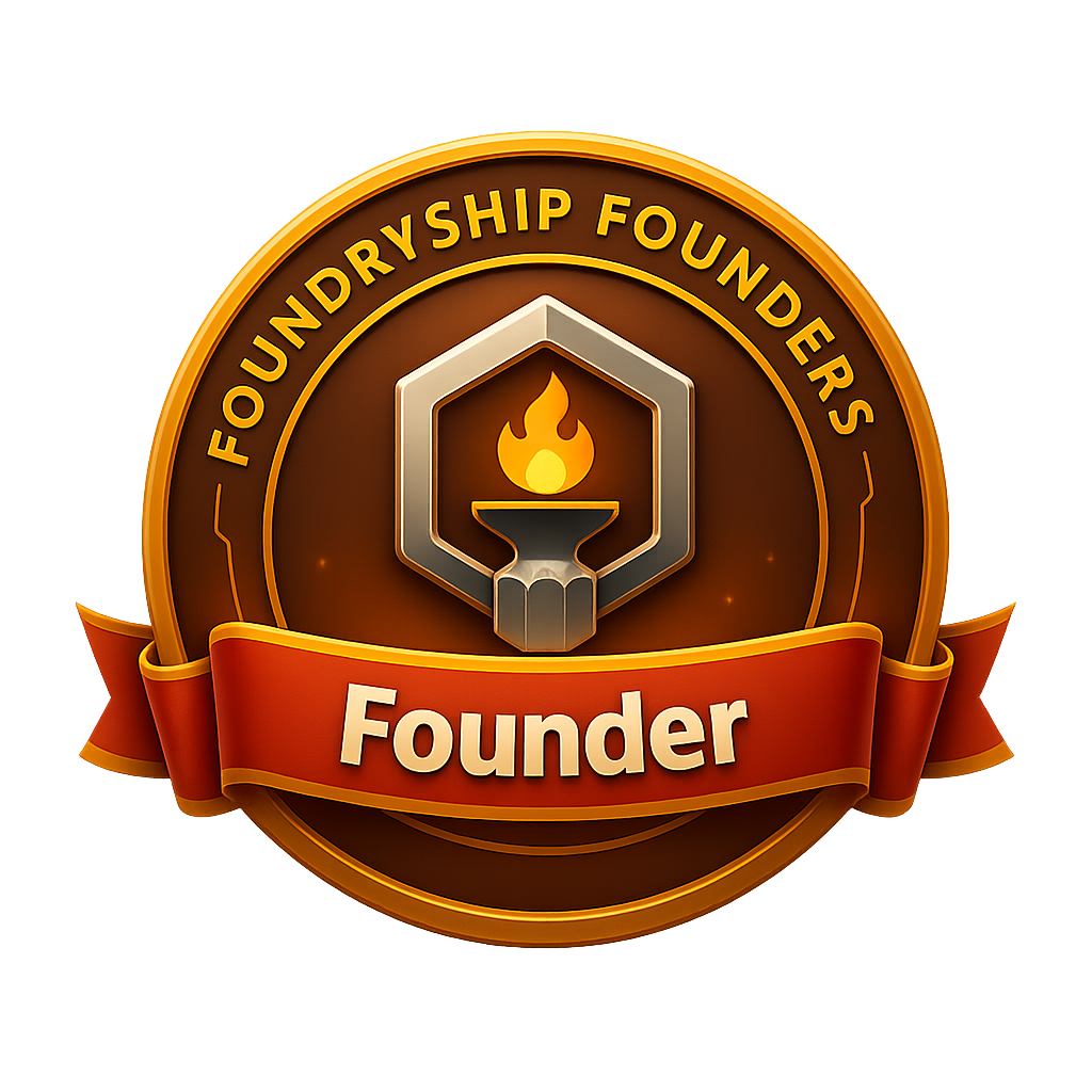 Selo exclusivo FoundryShip Founders